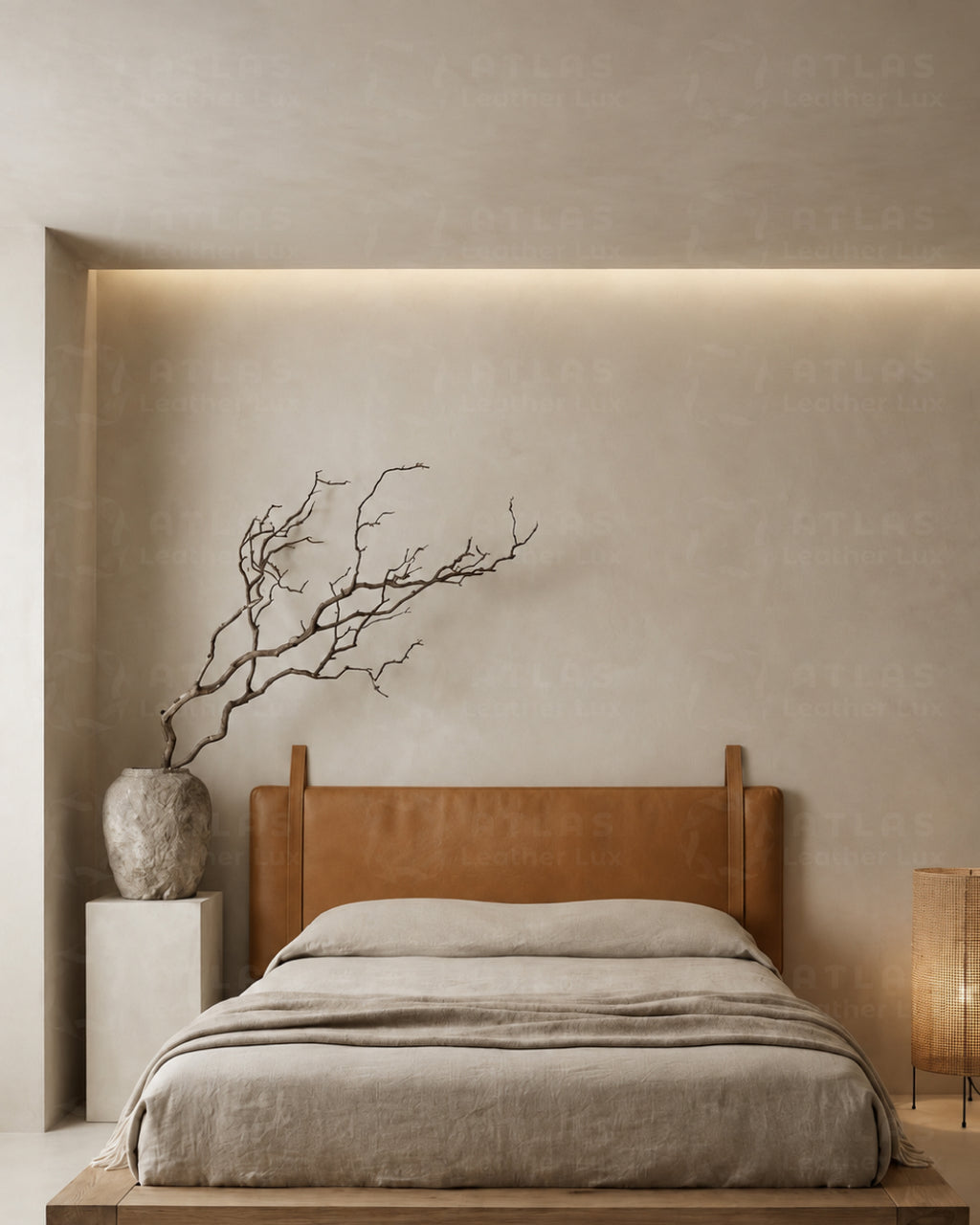 Handmade Full Grain Leather Headboard – Luxury