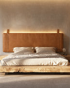 Handmade Full Grain Leather Headboard – Luxury