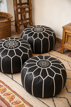 grey pouf ottoman